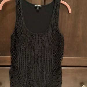 (2) Fitted lace front blouses